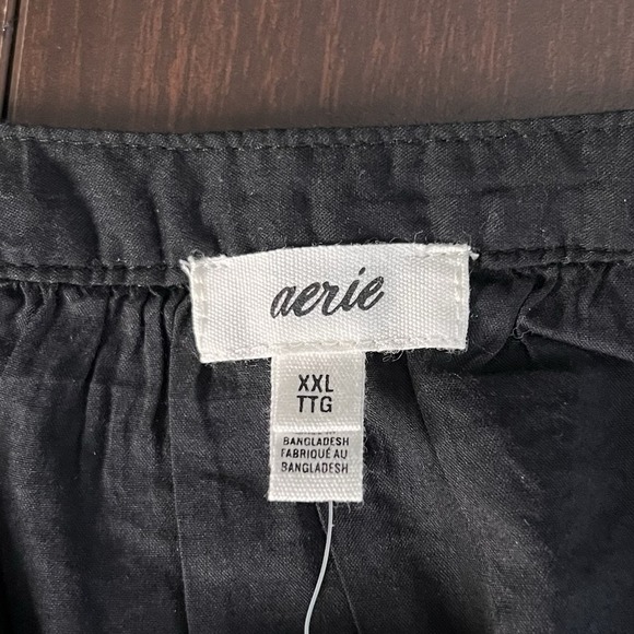 Aritzia Black Button-Up Women's Top - Picture 3 of 6